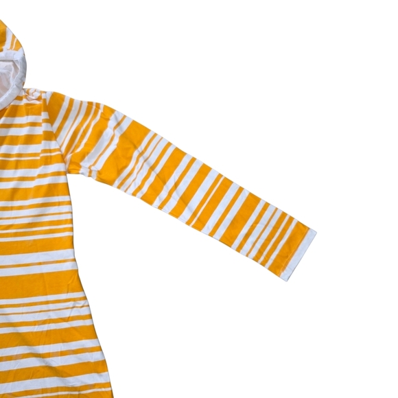 Tommy Bahama Sportif Stripped Hooded Swim Cover / Dress, Color Soleil, Size Med - Picture 4 of 12